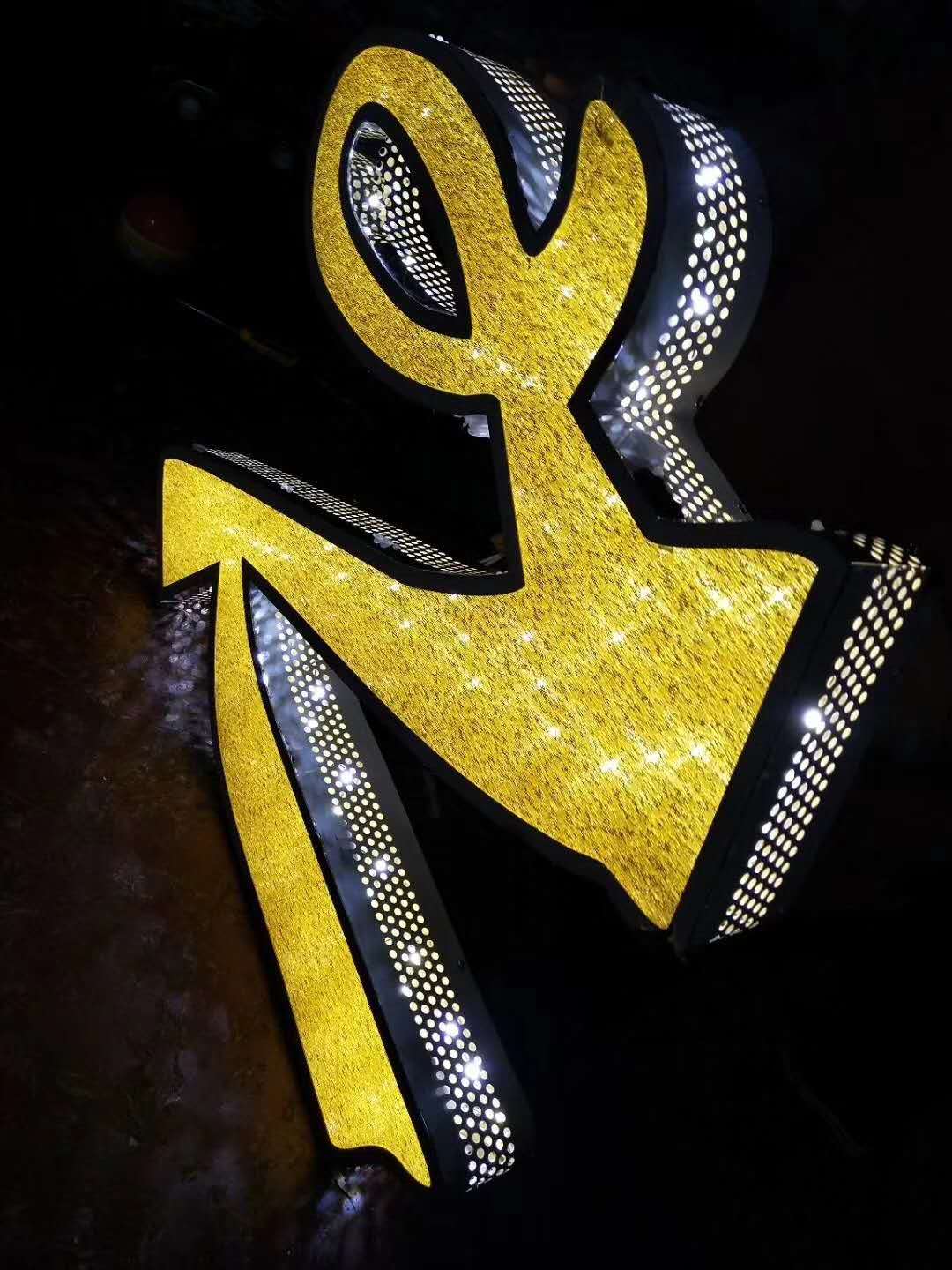 濟南不銹鋼發光字